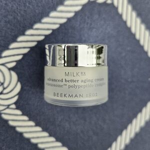 NEW! Beekman 1802 Milk RX Advanced Better Aging Cream 5mL/.17oz Sample Travel